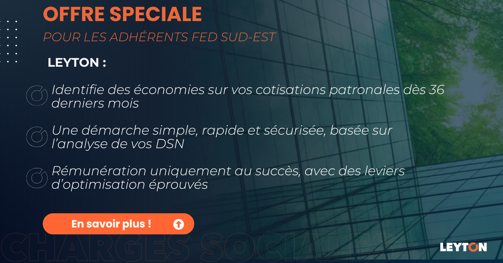 OFFRE SPECIALE FED SUD EST